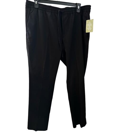 NWT H&M Slim Fit Black Pants w/Pockets & Stretch Waist  XXL - Picture 3 of 8